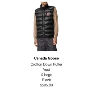 Canada Goose Crofton Down Puffer Vest